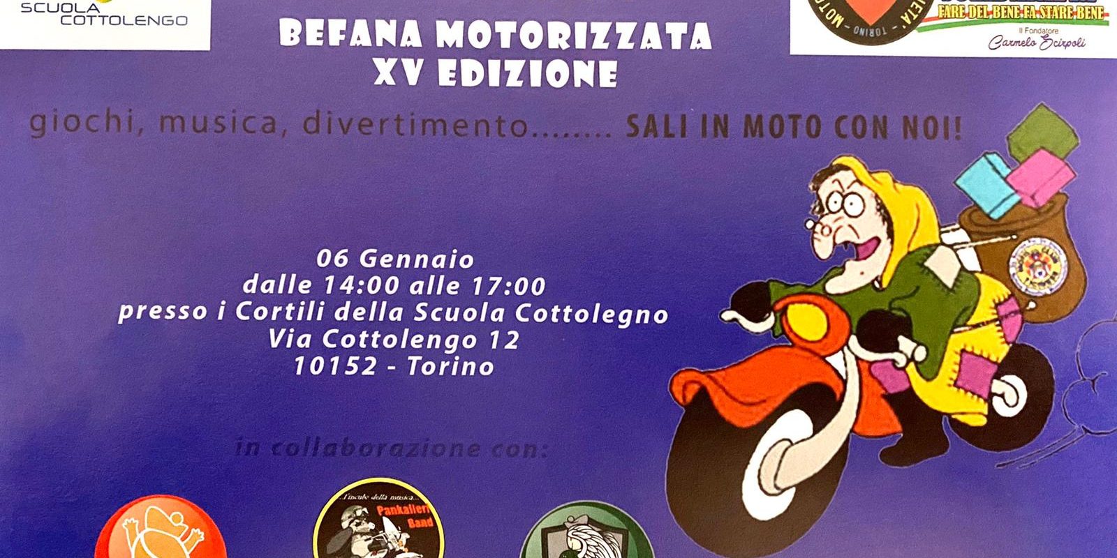 Alla Piccola Casa di Torino la Befana Motorizzata - Cottolengo